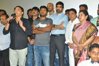 Raja The Great Team at Sudarshan Theatre